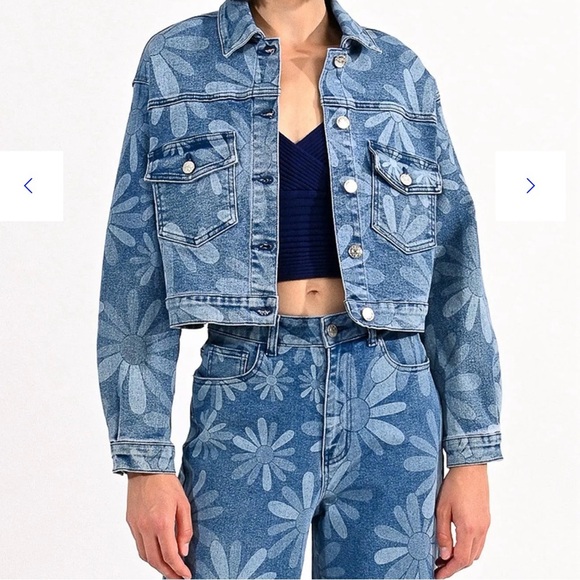 Lili Sidonio Jean jacket. Sz XL - Picture 2 of 7